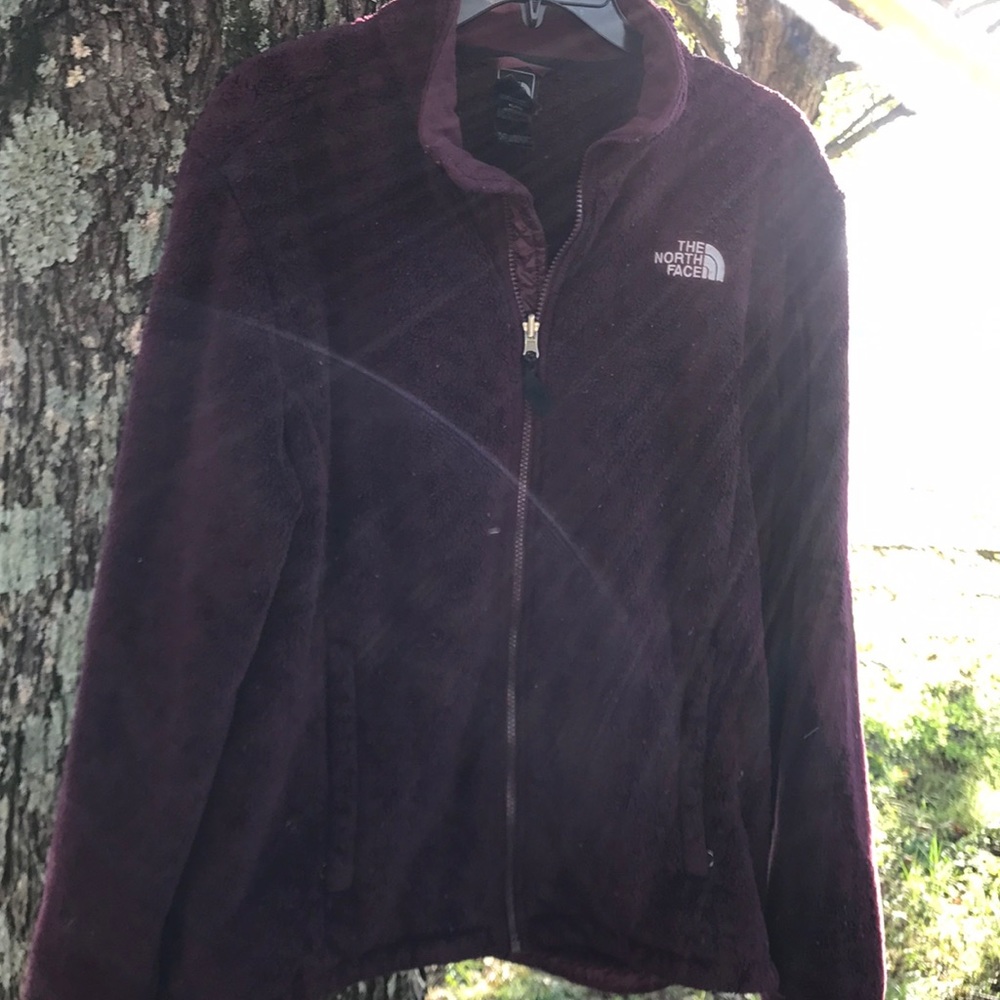 North Face XL Maroon Fleece Jacket
